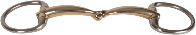 Produktbild von Einfacher Oliven-Mundstück für Pferde aus Kupfer Velari 16mm 12,5cm