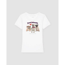 Produktbild von Einstein Newton Best Friends T-Shirt Rodeo Weiß