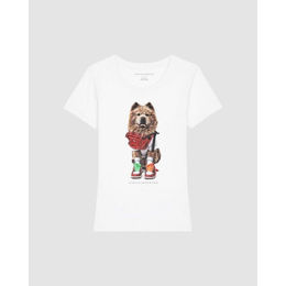 Produktbild von Einstein Newton Boost Dog T-Shirt Rodeo Weiß XS