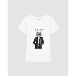 Produktbild von Einstein Newton Copy Cat T-Shirt Rodeo Weiß S