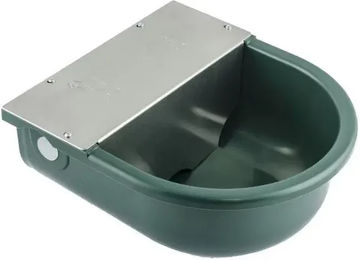 Produktbild von Einstreute Tränke für Pferde aus Edelstahl mit Platte Umbria Equitazione