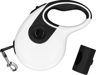 Produktbild von Einziehbare Hundeleine 26,24ft Strapazierfähiges Band Automatische Teleskop-Traktor-Hundeleine für Haustiere im Freien