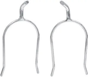 Produktbild von Eisen-Sporen für portugiesisches Pferd mit nach innen gebogenem Hahn ohne Rolle rostfreier Edelstahl Sefton