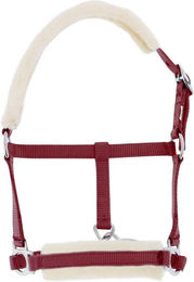 Produktbild von Ekkia Riding World Fohlenhalfter mit synthetischem Schafsfell