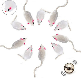 Produktbild von ELANOX Spielmäuse 10er Set mit Glocke und Katzenminze