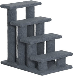 Produktbild von Elegear Kratzbaum 63,5x43x60cm Tiertreppe Katzentreppe mit 4 Stufen Grau, Katzentreppe für Katzen und Hunde, ideal für Senioren & kleine Tiere