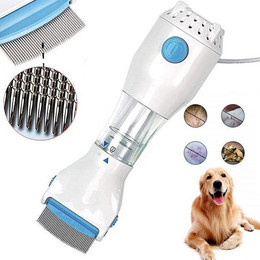 Produktbild von Elektrischer Läusekamm mit Saugfunktion für Katzen und Hunde