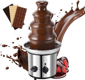 Produktbild von Elektrischer Schokoladenfondue-Brunnen aus Edelstahl