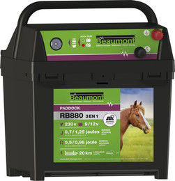 Produktbild von Elektrozaun-Set 3 in 1 + Solarpanel 10 w Beaumont Paddock RB880