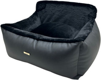 Produktbild von Elite Puppy Tierbett Hundeautositz schwarz Kunstleder