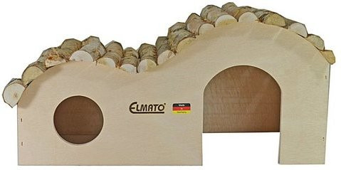Produktbild von ELMATO Nagerhaus Naturwellenhaus Naturstäbe