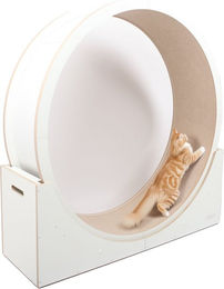 Produktbild von ELMATO Tierlaufrad Elmato 10721 Katzenlaufrad Simba XXL ca. 140cm in weiß/beige