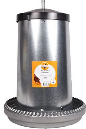 Produktbild von Emaillierte Trichter-Futterkrippe für Geflügel - 25 l