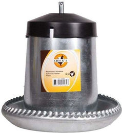 Produktbild von Emaillierte Trichter-Futterstelle für Geflügel für 6 Hühner Chick'A