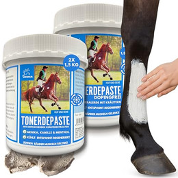 Produktbild von EMMA essigsaure Tonerde für Pferde mit Arnika - 2 x 1,5 kg