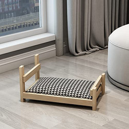 Produktbild von en.casa Katzenliege Sundsøre aus Kiefernholz