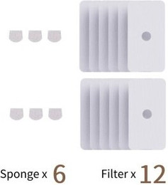 Produktbild von Enabot Rola Trinkbrunnen Filter Set Groß