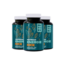 Produktbild von Energie Kick Magnesiumcitrat Kapseln - 360 Stk.