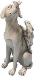 Produktbild von Engel Hund Memorial Statue aus Kunstharz - 610 g