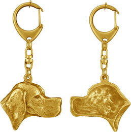 Produktbild von English Pointer Schlüsselanhänger mit Hund in Geschenkbox