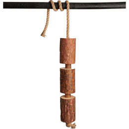 Produktbild von Entspannendes Holzspielzeug für Pferde mit Schlemmersalzstein Grooming Deluxe