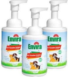 Produktbild von Envira VET Anti-Parasiten Schaum für Hunde und Katzen - 1,05 l