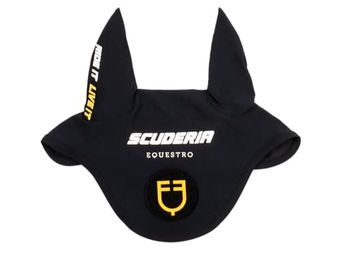 Equestro Fliegenhaube Modell Scuderia Full Schwarz – Bild 1 von 3