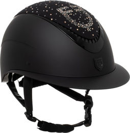Produktbild von Equestro Proxima Matt StrasssteinLogo Reithelm