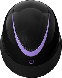 Produktbild von Equestro Reithelm mit poliertem Kunstlederarmband