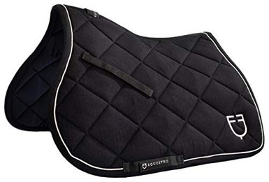 Equestro Satteldecke aus Baumwolle mit Logo, Full - 1 Stk. – Bild 1 von 4