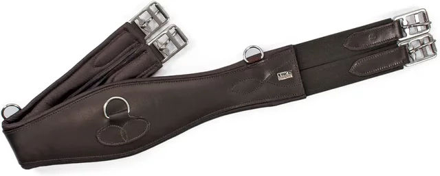 Produktbild von Equestro Sattelgurt aus Leder 125 cm Braun - 125 cm