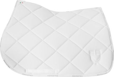 Equestro Sattelunterlage Modell GP mit Pony-Logo Weiß – Bild 1 von 9