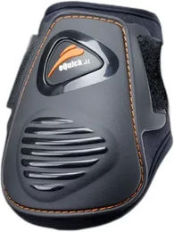 eQuick eLight Klettverschluss Hintere Fesselkopfgamaschen Small Schwarz – Bild 1 von 3