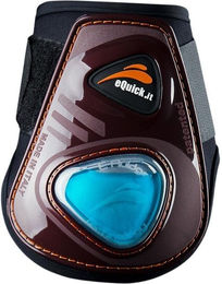 eQuick eShock Klettverschluss Hintere Fesselkopfgamaschen Medium Braun – Bild 1 von 5