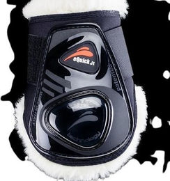 Produktbild von EQUICK Streichkappe eShock Legend Edition No Kill Kunstfell