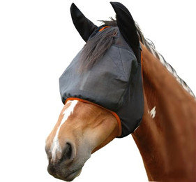 Produktbild von Equilibrium Fliegenmaske Field Relief Midi mit Ohren Größe M