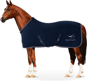 Equinate Abschwitzdecke Arizona aus Polarfleece mit Widerristpolster und Kreuzbegurtung - 165 cm – Bild 1 von 2