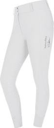 Produktbild von Equinate Damen Reithose Romy Kniebesatz mit Handytaschen und Glitzerapplikationen 36 Weiß