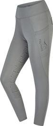Equinate Damen Reitleggings Jules Vollbesatz mit Handytaschen 46 Grau – Bild 1 von 8