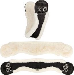 Equinate Mondgurt anatomisch mit synthetischem Lammfell 80 cm - 80 cm – Bild 1 von 5