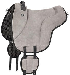 Produktbild von Equinate Reitpad California Wildleder Bareback Pad Reitkissen Pferd Dunkelgrau