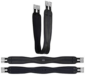 Produktbild von Equinate Sattelgurt Amigo ohne Elastik mit Memory Foam anatomisch Langgurt - 130 cm