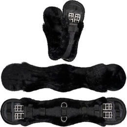 Equinate Sattelgurt Luke mit synthetischem Lammfell anatomisch - 50 cm – Bild 1 von 5