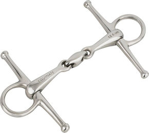 Equinate Schenkeltrense Edelstahl 16mm doppelt gebrochen 13,5cm – Bild 1 von 4