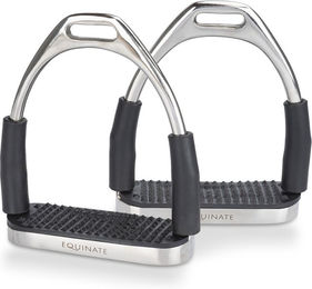 Equinate Sicherheitssteigbügel Fremont silber 12 cm – Bild 1 von 8