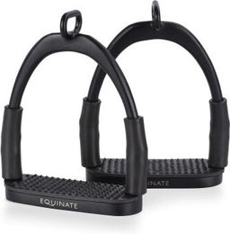 Produktbild von Equinate Sicherheitssteigbügel Manchester schwarz 12 cm