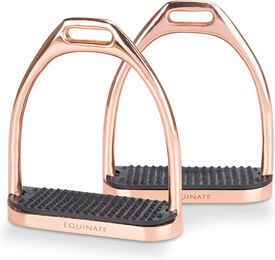 Equinate Steigbügel Luna 10 cm Roségold – Bild 1 von 7