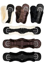 Equinate Westerngurt Classical mit echtem Lammfell – Bild 1 von 5