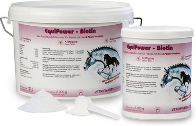 Produktbild von EquiPower Biotin Ergänzungsfutter für Pferde - 2 kg