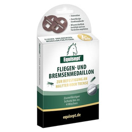 Produktbild von Equisept Fliegen- und Bremsenmedaillon 2er Pack